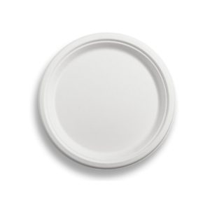 Bagasse Round Plates White 7  Tp2