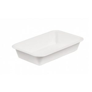 Bagasse Chippy Tray White (C3)  (8.