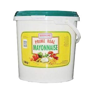 Wernsign Preimer Mayonnaise Bucket Green Lid 10lt