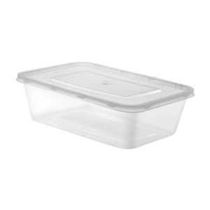 Microwave Container Rectangle 500Cc Pp 1x250