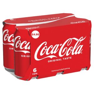 Coca Cola Regular 4X6Pack Pm £4.95