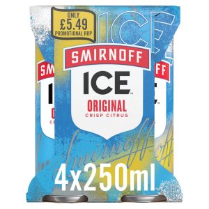 Smirnoff Ice Can Pm £5.49 (4X6)
