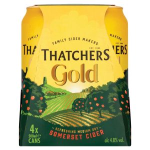 Thatchers Gold Cider Cans (6X4Pk)