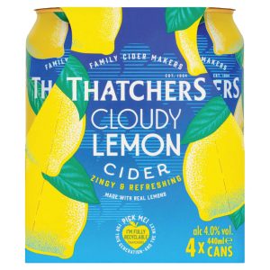 Thatchers Cloudy Lemon Cider Cans (