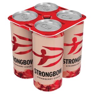 Strongbow Strawberry 4Pk Can