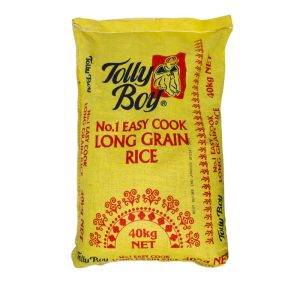 Tolly Boy Easy Cook Long Grain Rice 40KG